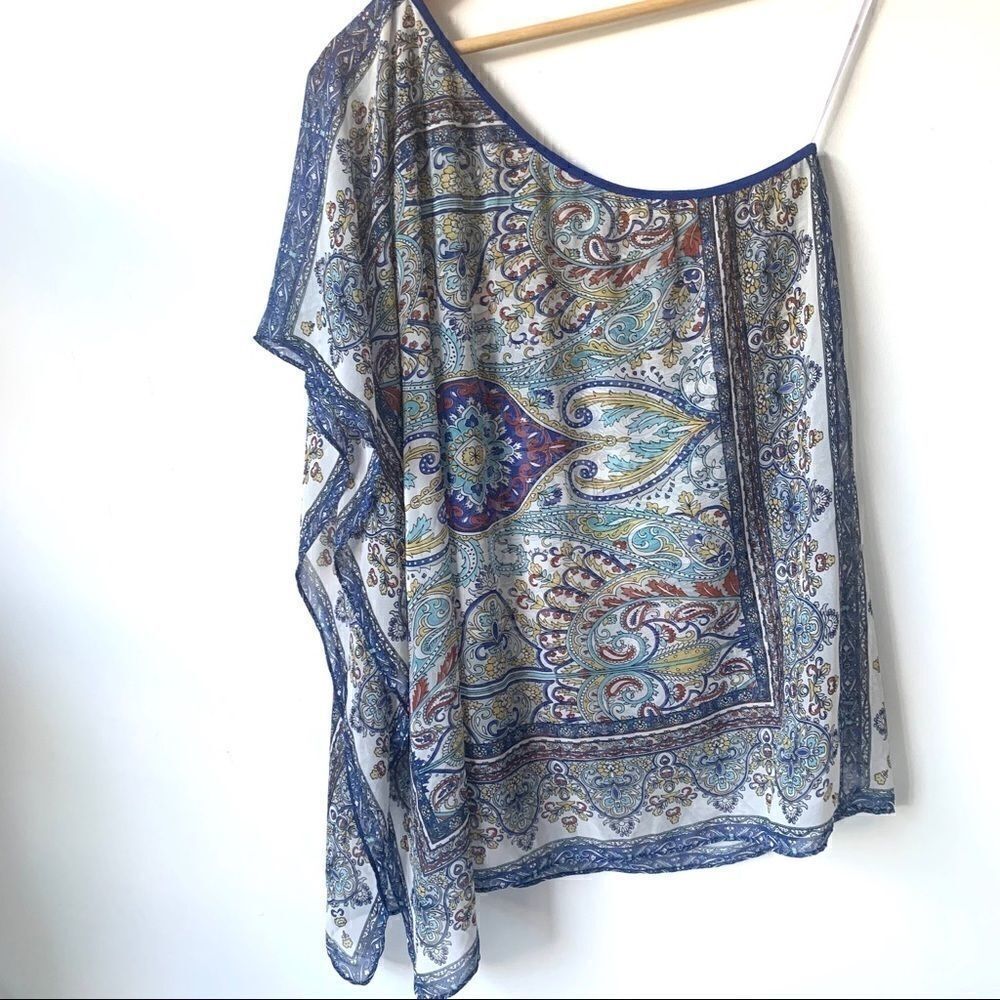 NWT ANALILI ELIZA HANDKERCHIEF ONE SHOULDER TOP